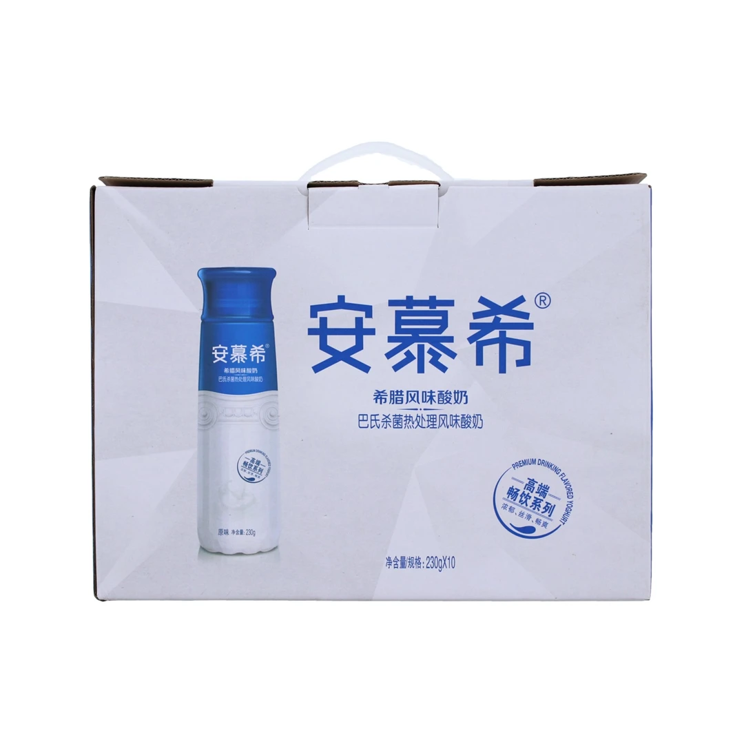 安慕希希腊风味酸奶原味 2300g(230g*10瓶*1箱)