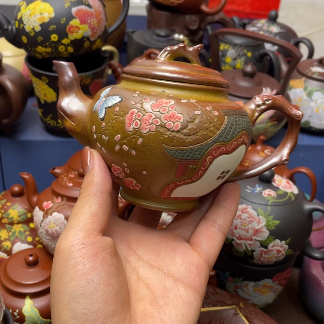 红泥茶杯紫砂主人杯200cc