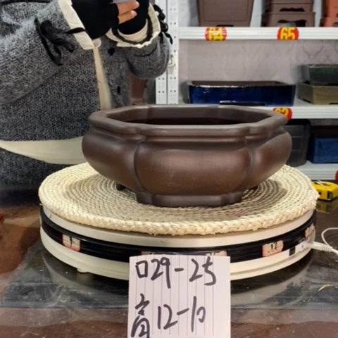 紫砂宜兴紫砂花盆