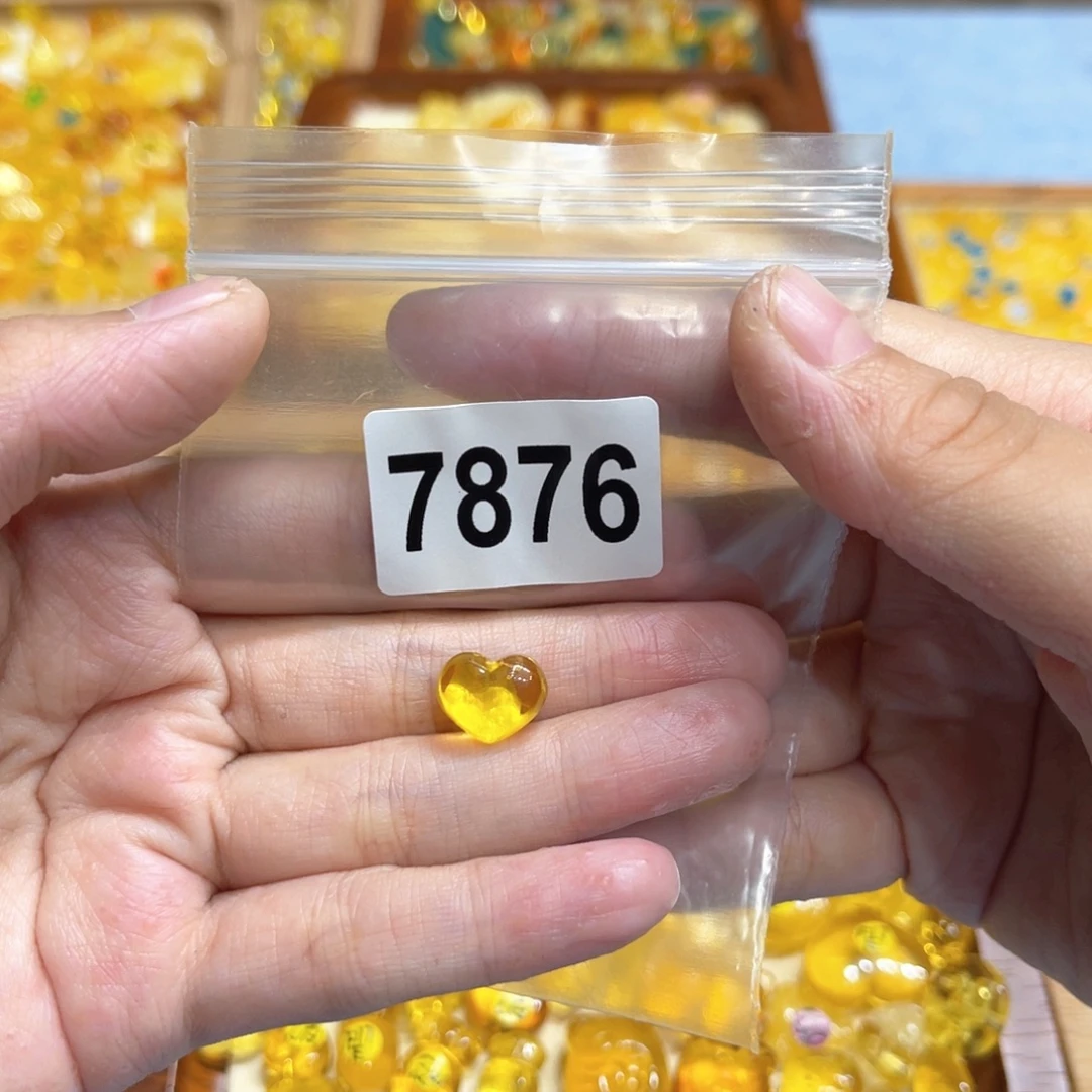 琥珀颈饰未镶嵌蜜蜡
