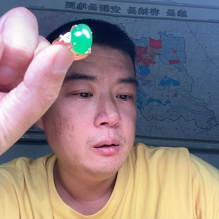 玛瑙/玉髓银S925镀金镶嵌戒指