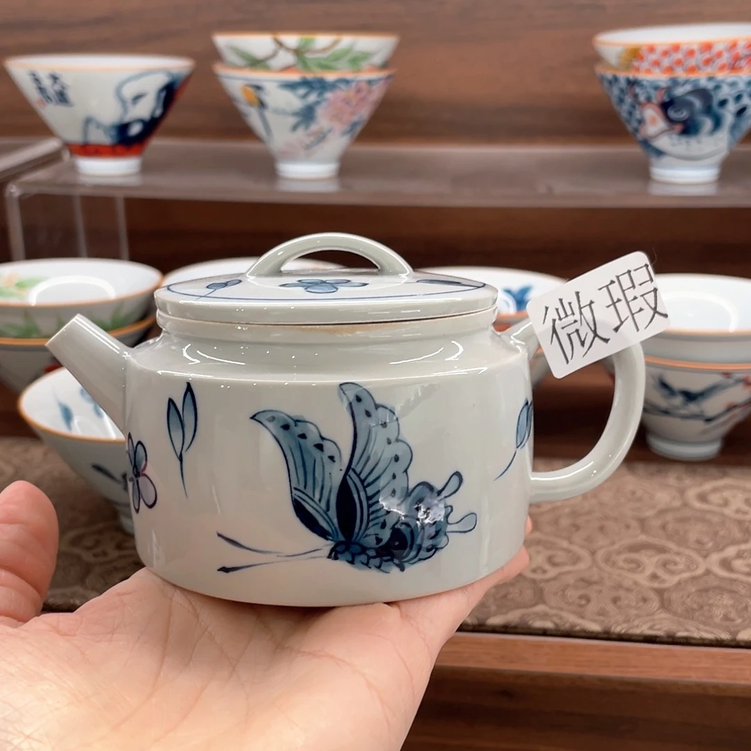 微瑕釉下彩纯手绘