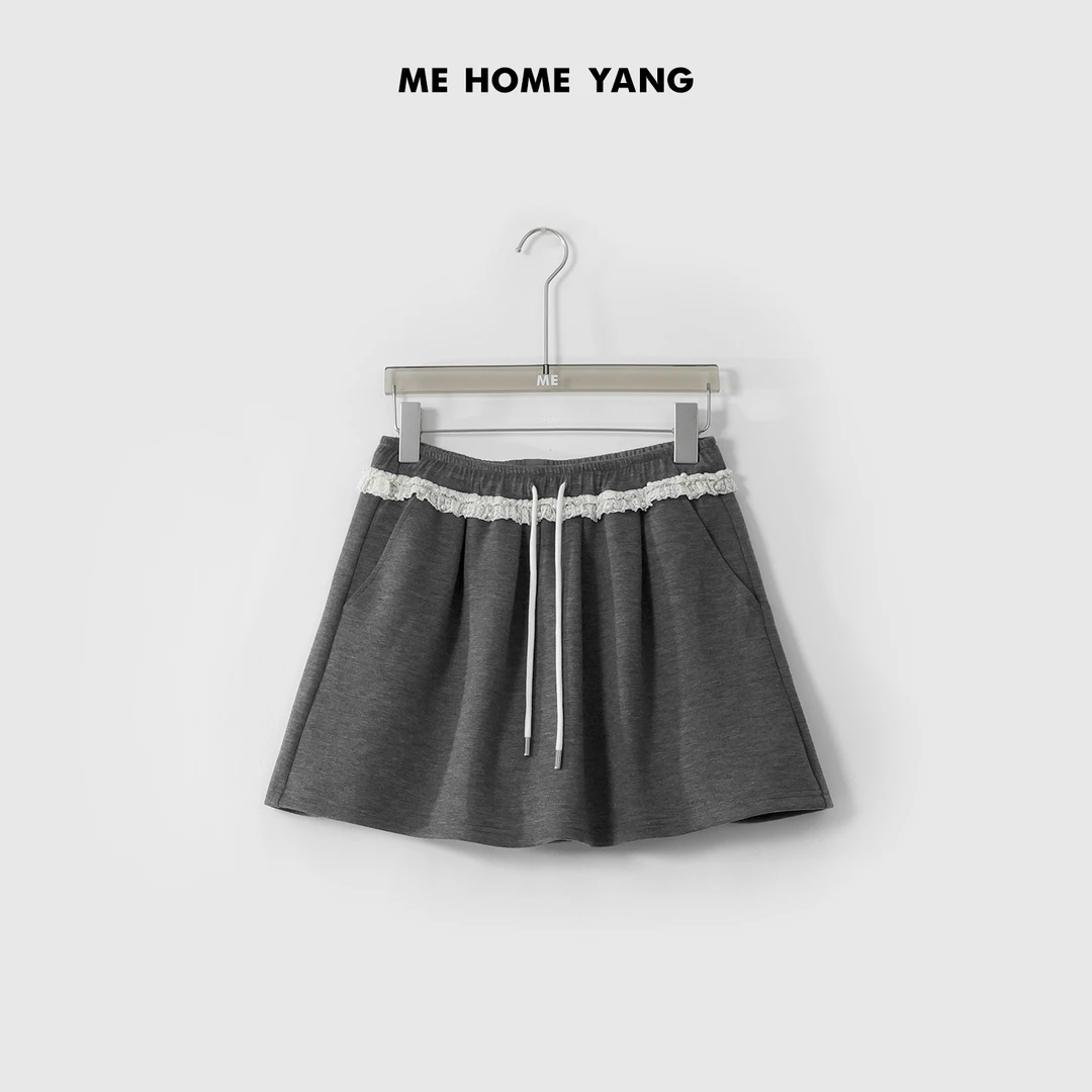 ME【格雷裙裤】绵羊毛混纺高腰遮胯显瘦百搭时尚休闲裙裤MESS0789