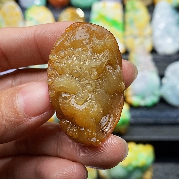 定制翡翠未镶嵌放***叔翡翠A货一物一证