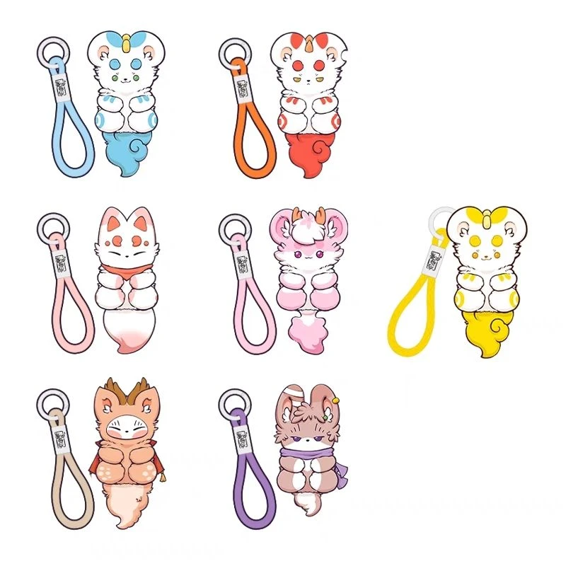 正版非人哉有兽焉掌间有灵系列盲盒毛绒公仔挂饰玩偶挂件周边礼物