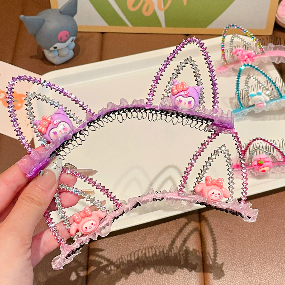 女韩版公主风卡通风2025发饰发箍小女孩欧若精灵风儿童女童可爱