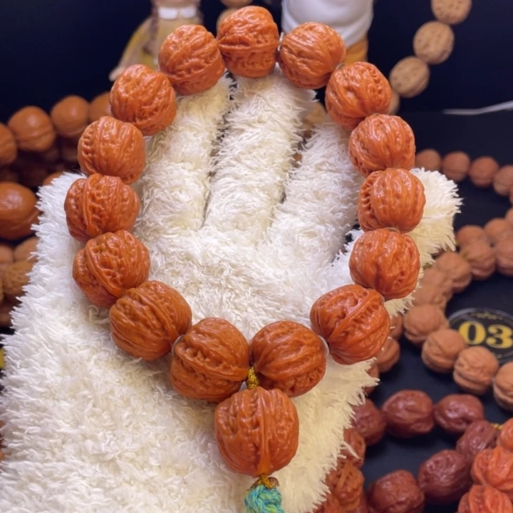 大***D手串文玩核桃粗筋八棱