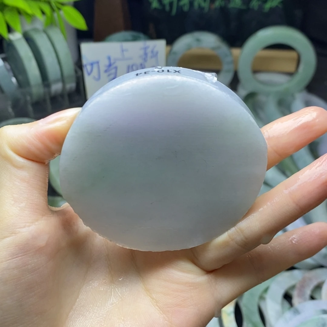 琴***琴定制翡翠未镶嵌手镯