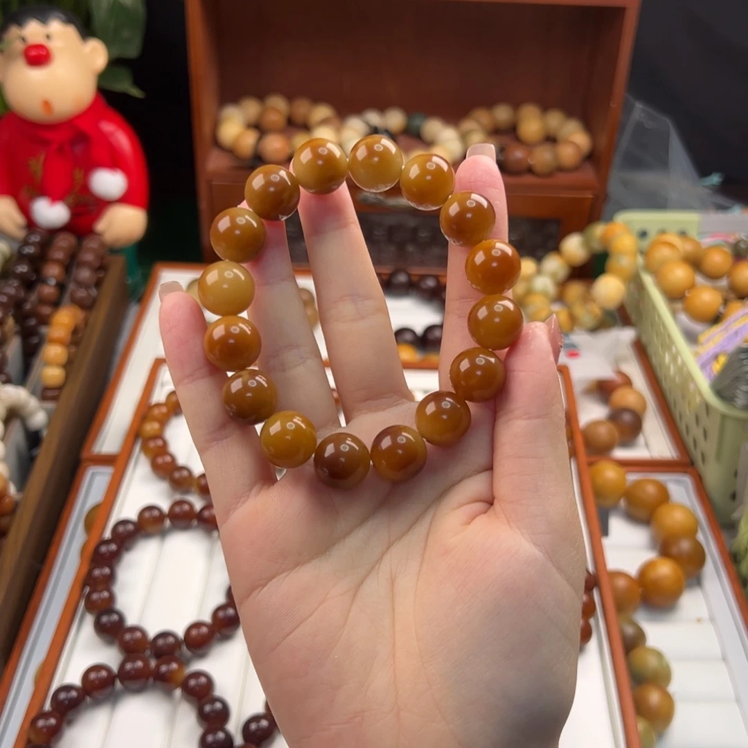 菩提根/象牙果手串M****e卡14默认微瑕熔岩蛋糕