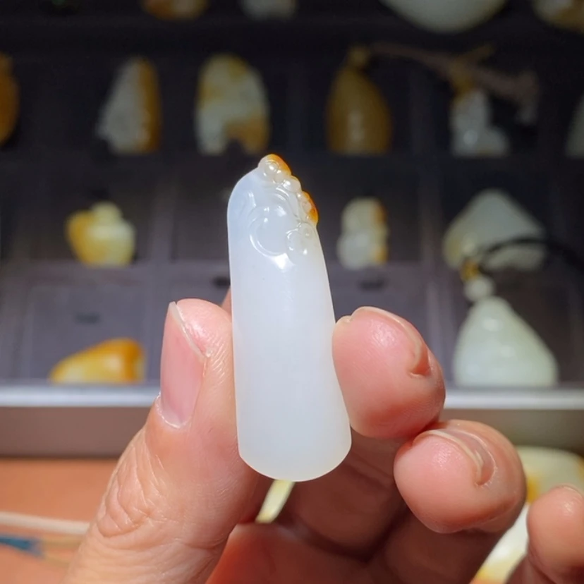 【闪购商品】吊坠(不含链)未镶嵌和田玉星**坠