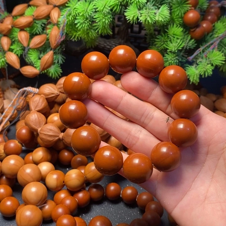 手串橄榄核1.9铁核光珠