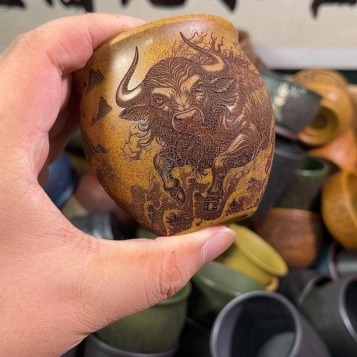 茶杯紫砂全手工紫砂主人杯