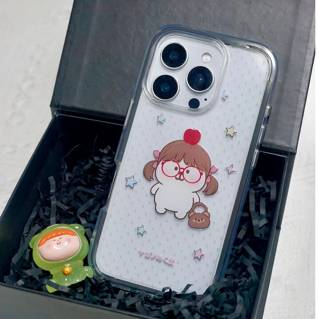 二合一高级感自嘲熊高透手机壳适用于苹果iphone16promax1514