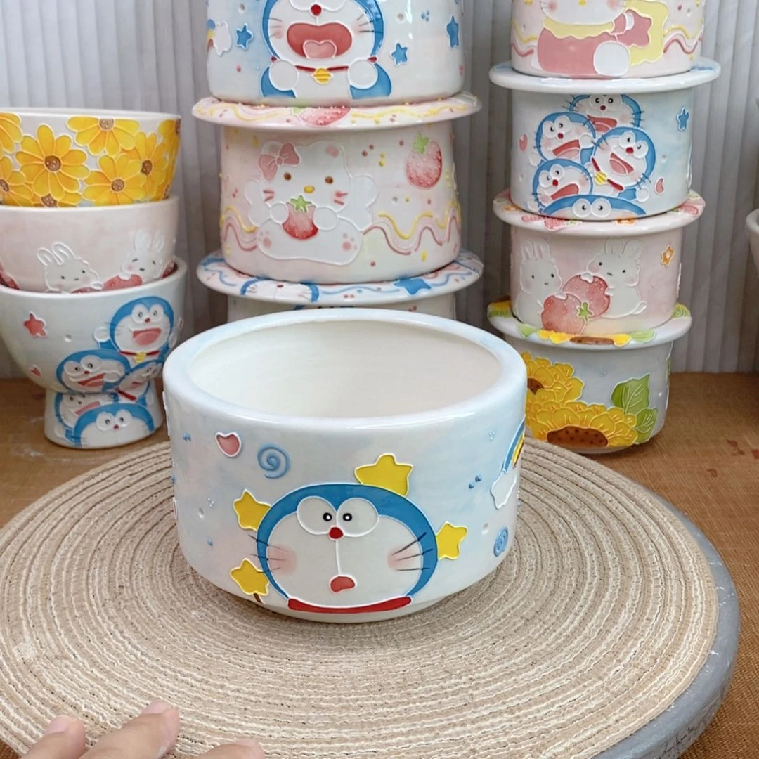 白泥手绘多肉花盆瑕疵17