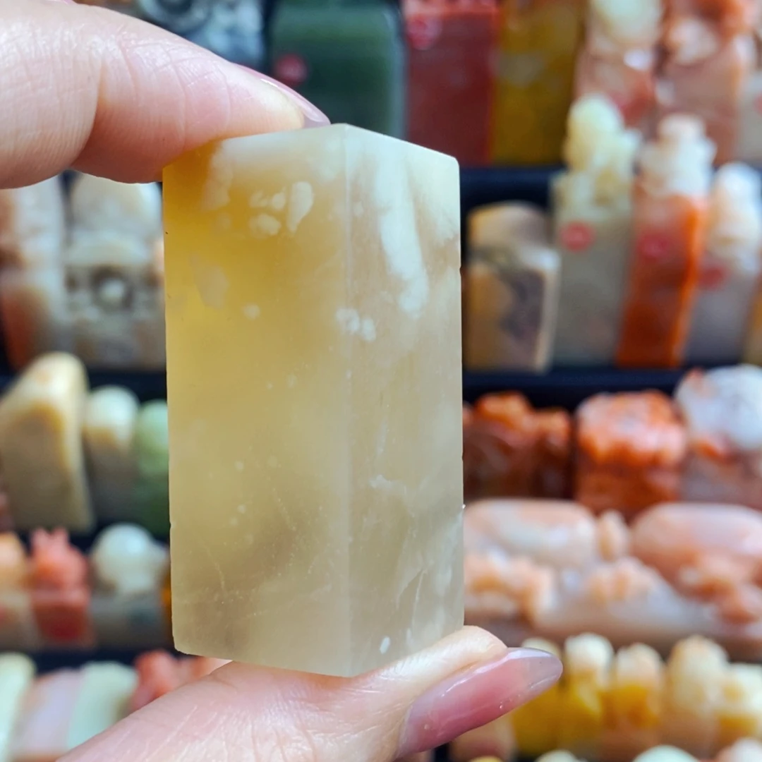 巴林石印石手工篆刻