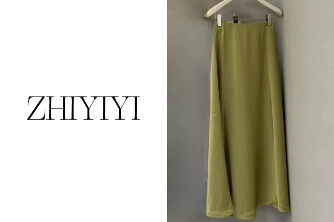 【ZHIYIYI】娟子推荐 8229款高级感垂感醋酸缎面半身裙