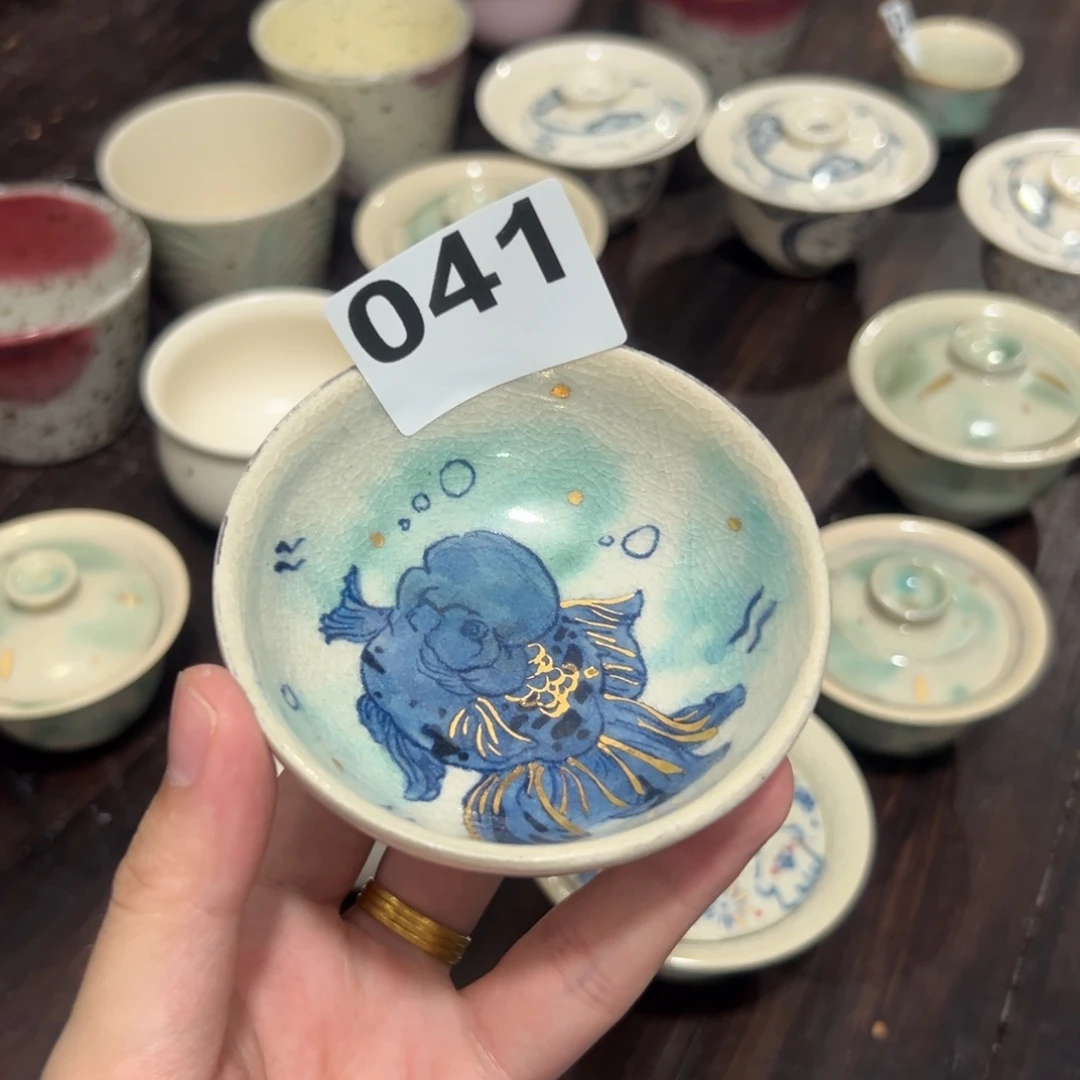 吖***摆件景德镇太阳系茶器微瑕不退不换041