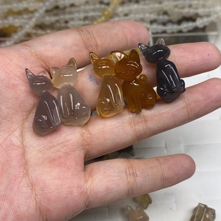 玛瑙/玉髓未镶嵌颈饰1个露娜猫可选