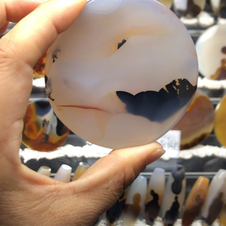 合金玛瑙/玉髓珠宝奇石045