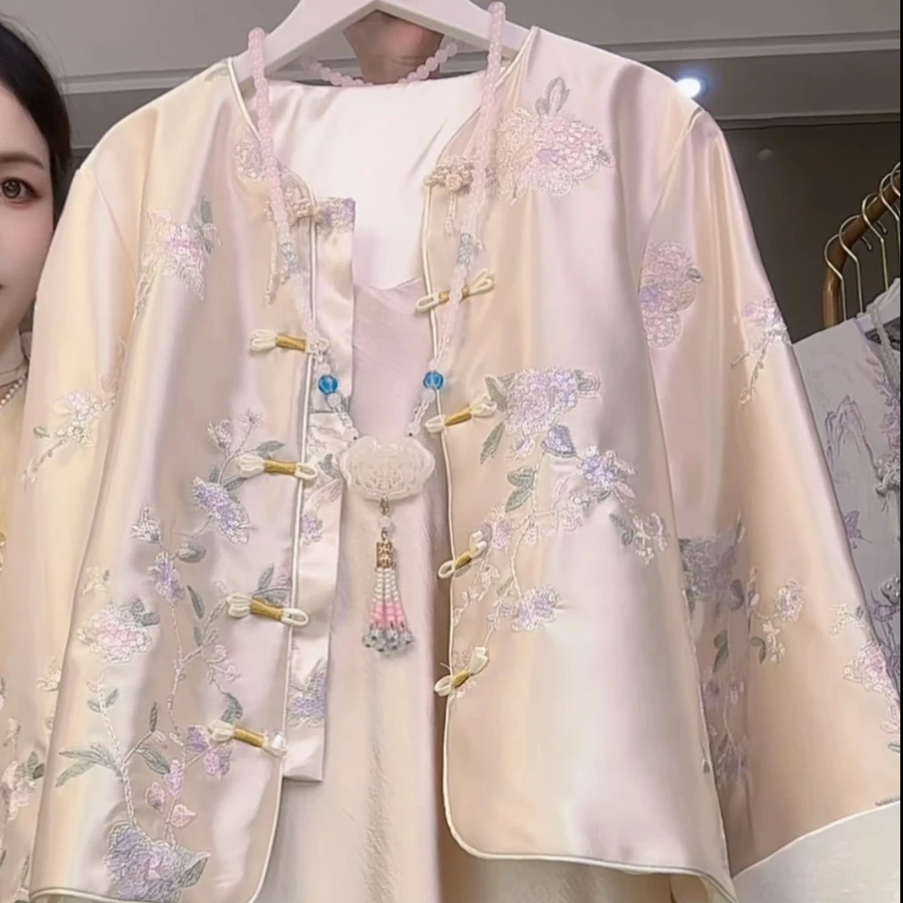 重工刺绣外套中国风绣花秋装上衣