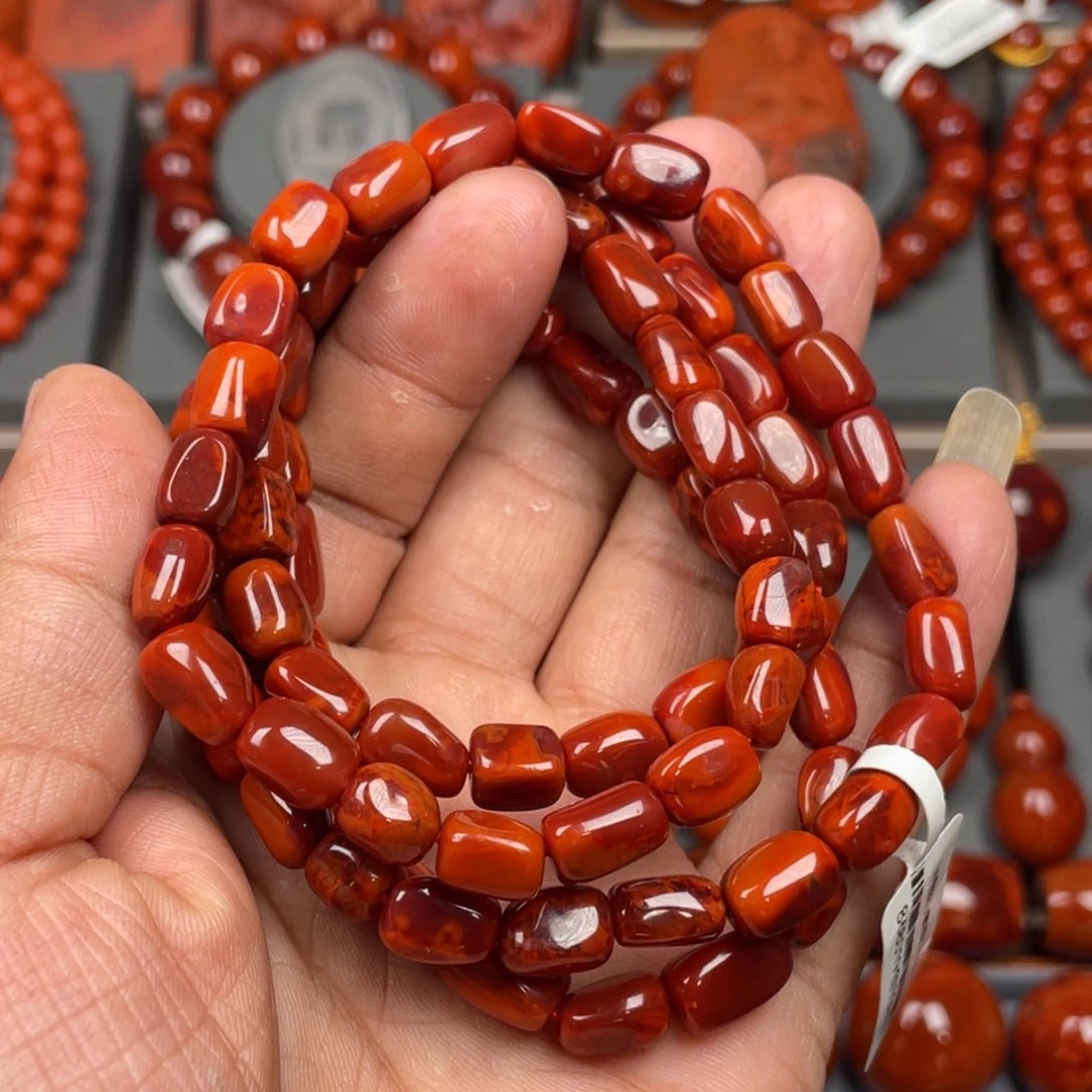 南红玛瑙未镶嵌珠宝奇石多圈7