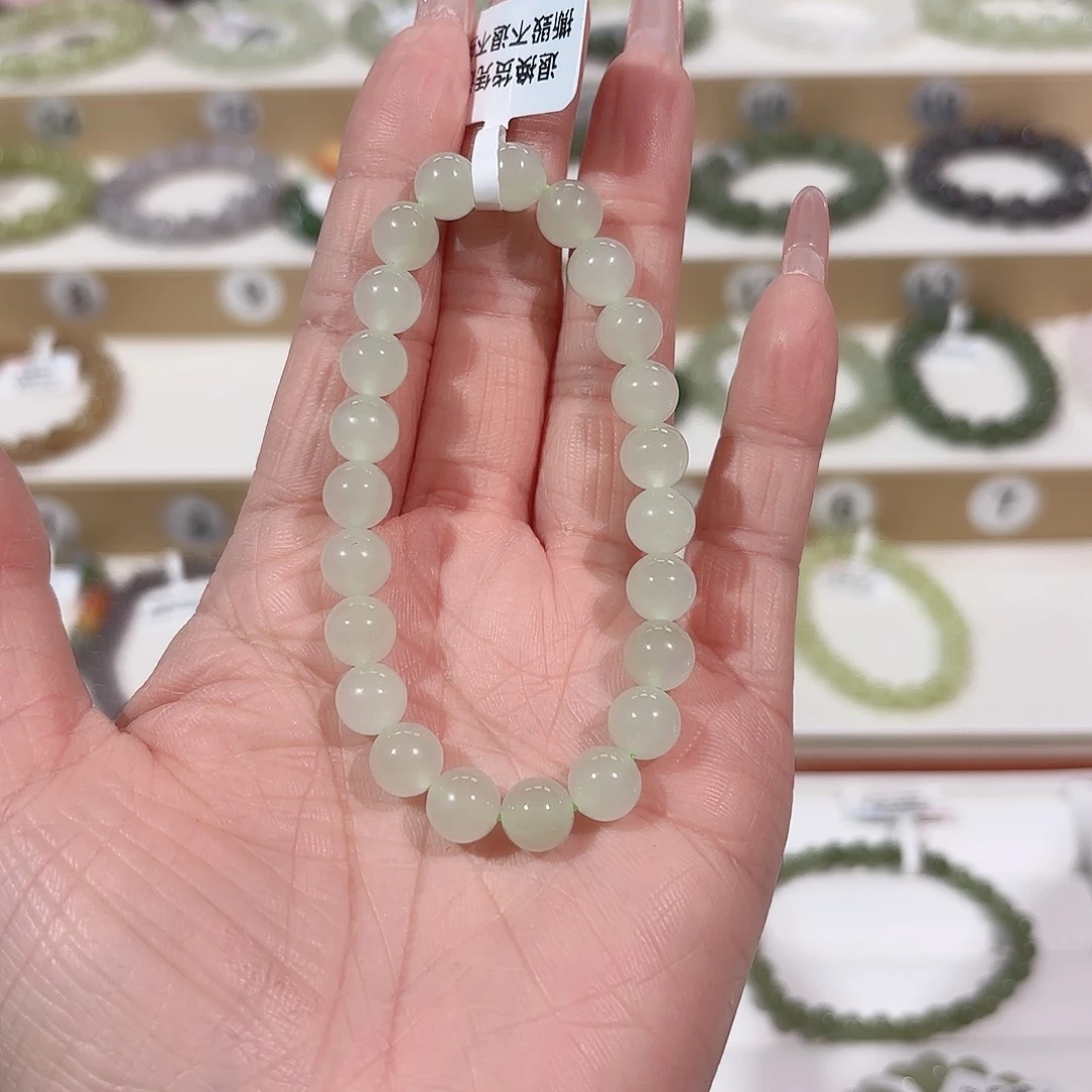 和田玉手链未镶嵌V