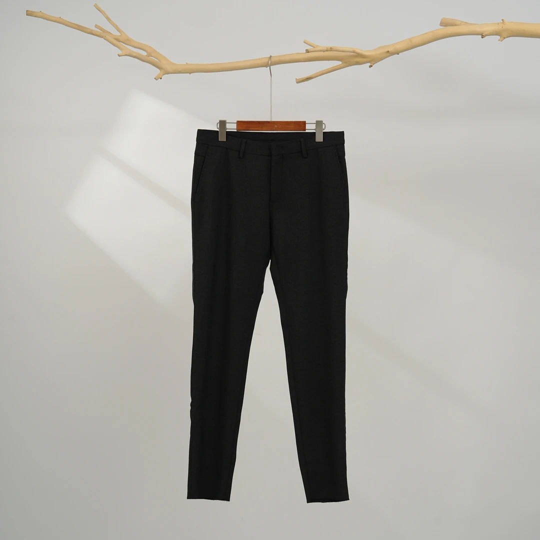 【AZ】296-BR6921KD016-（小脚裤）秋冬季深灰色净版小脚版型西装裤子