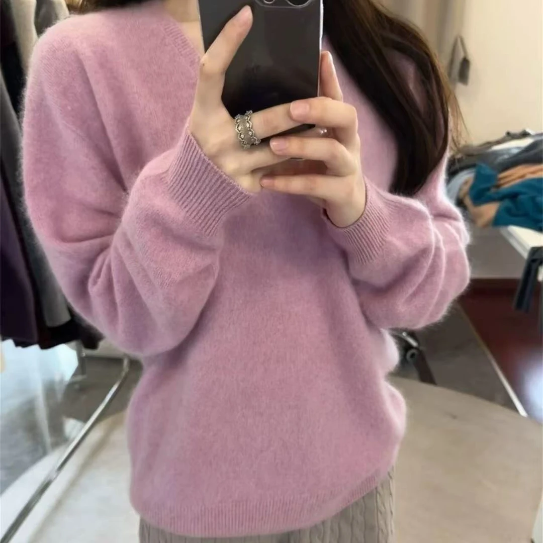 韩系宽松软糯毛衣
