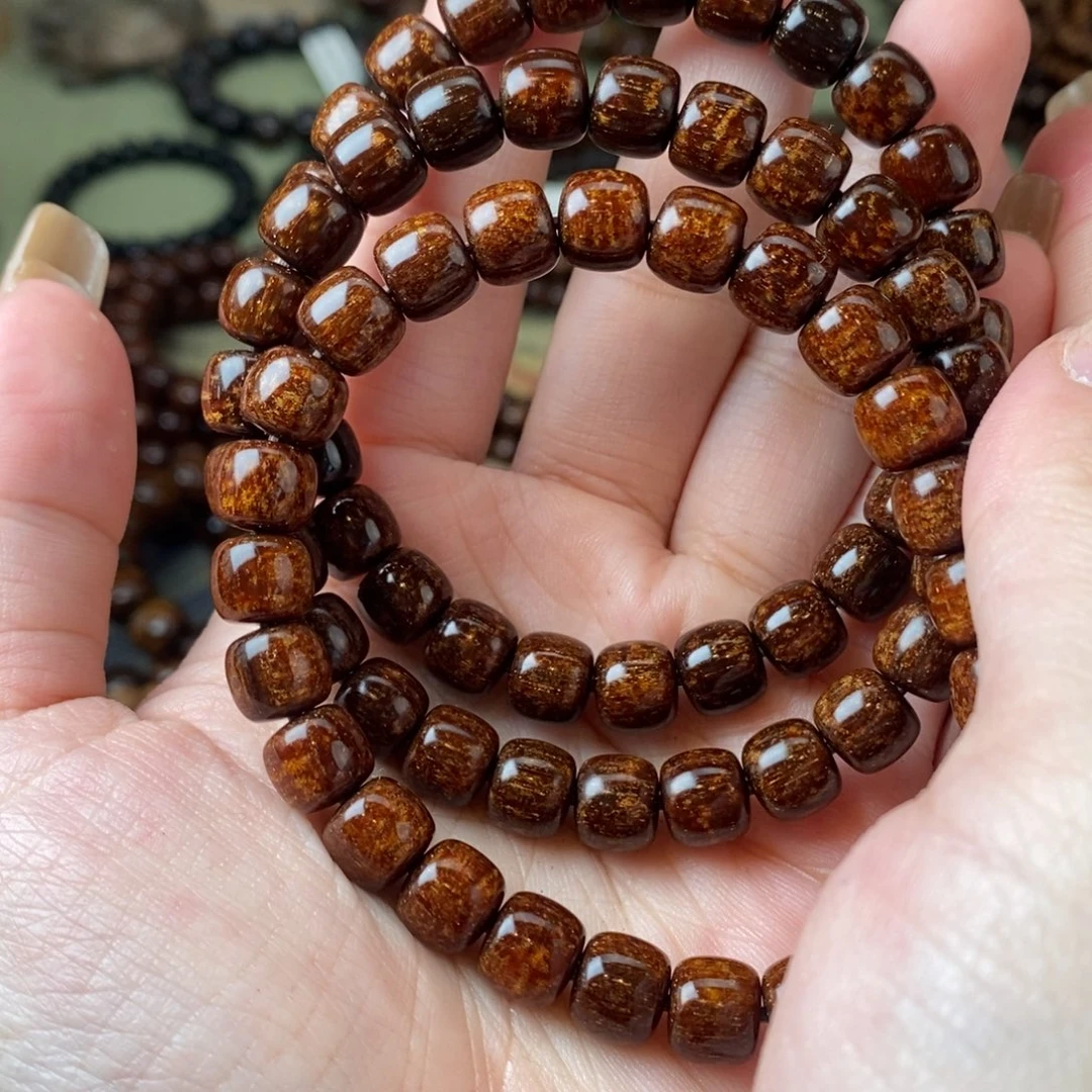 贡木手串/手链89红冰龙鳞127