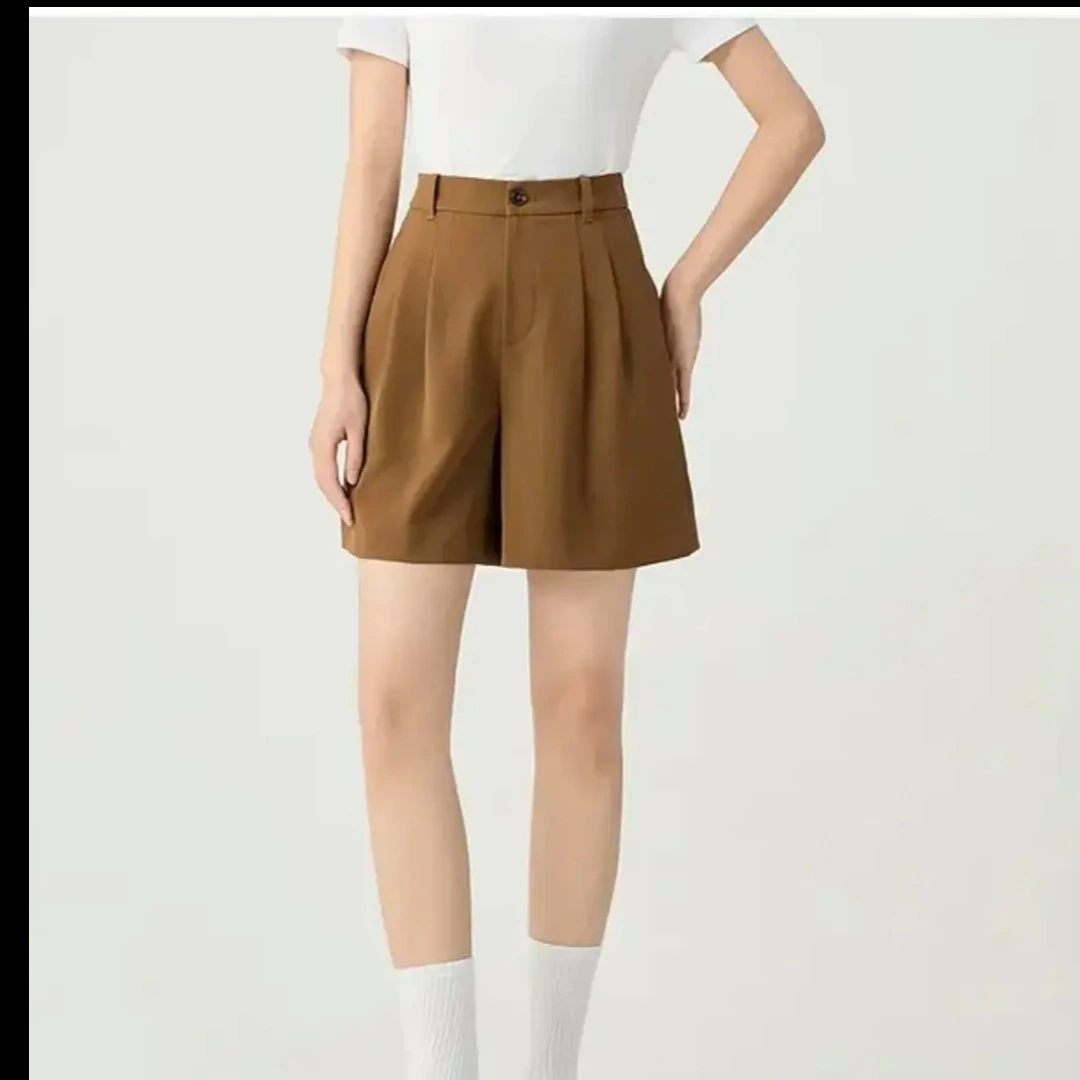 GIRDEAR/哥弟时尚简约率性基础款百搭经典潮流短裤女1100494