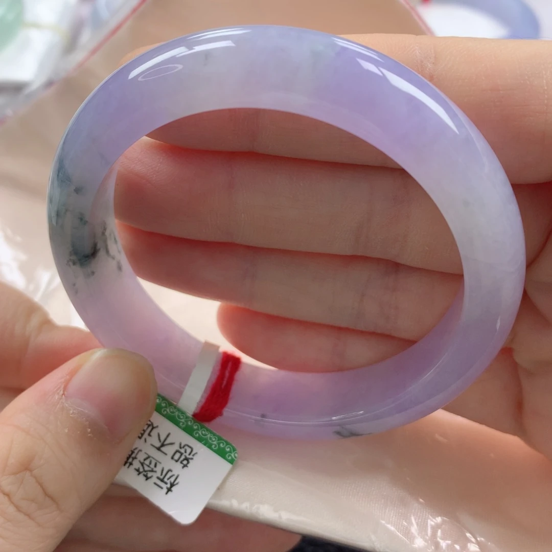 未镶嵌手镯翡翠缅甸天然翡翠手镯56