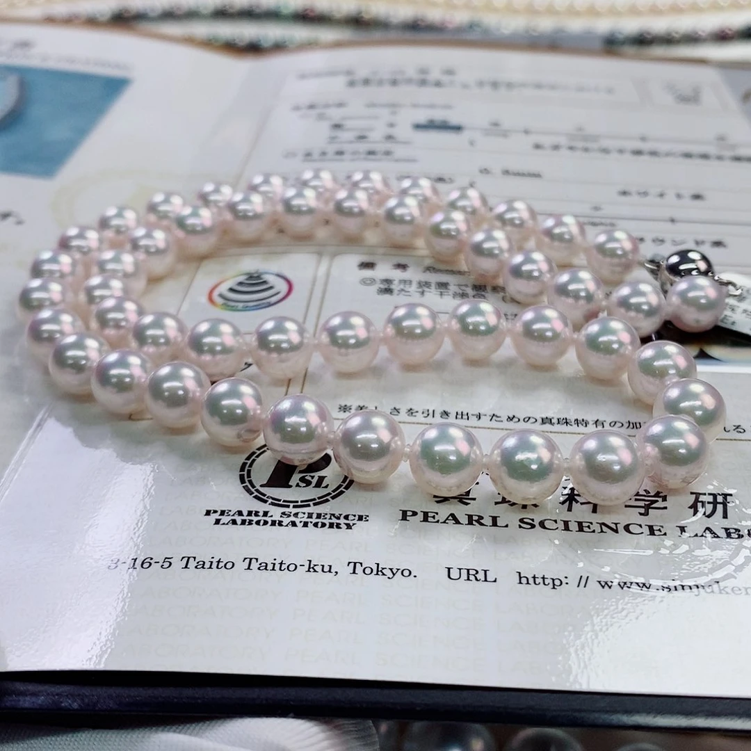 项链未镶嵌海水珍珠8-8.5