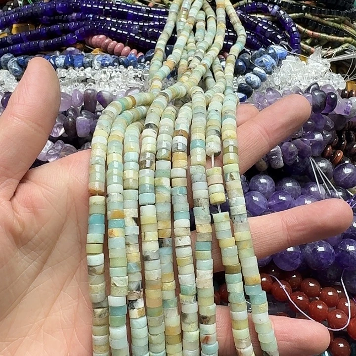 玛瑙/玉髓未镶嵌珠宝半成品一条6m亚马逊剁珠