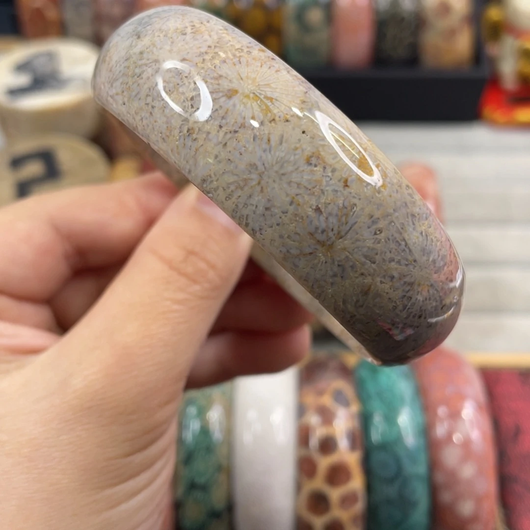 银S925镀金镶嵌手镯硅化玉