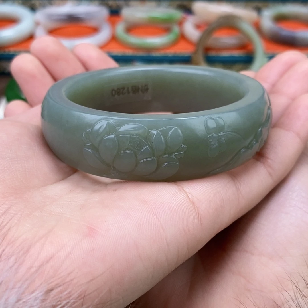 和田玉手镯 58未镶嵌