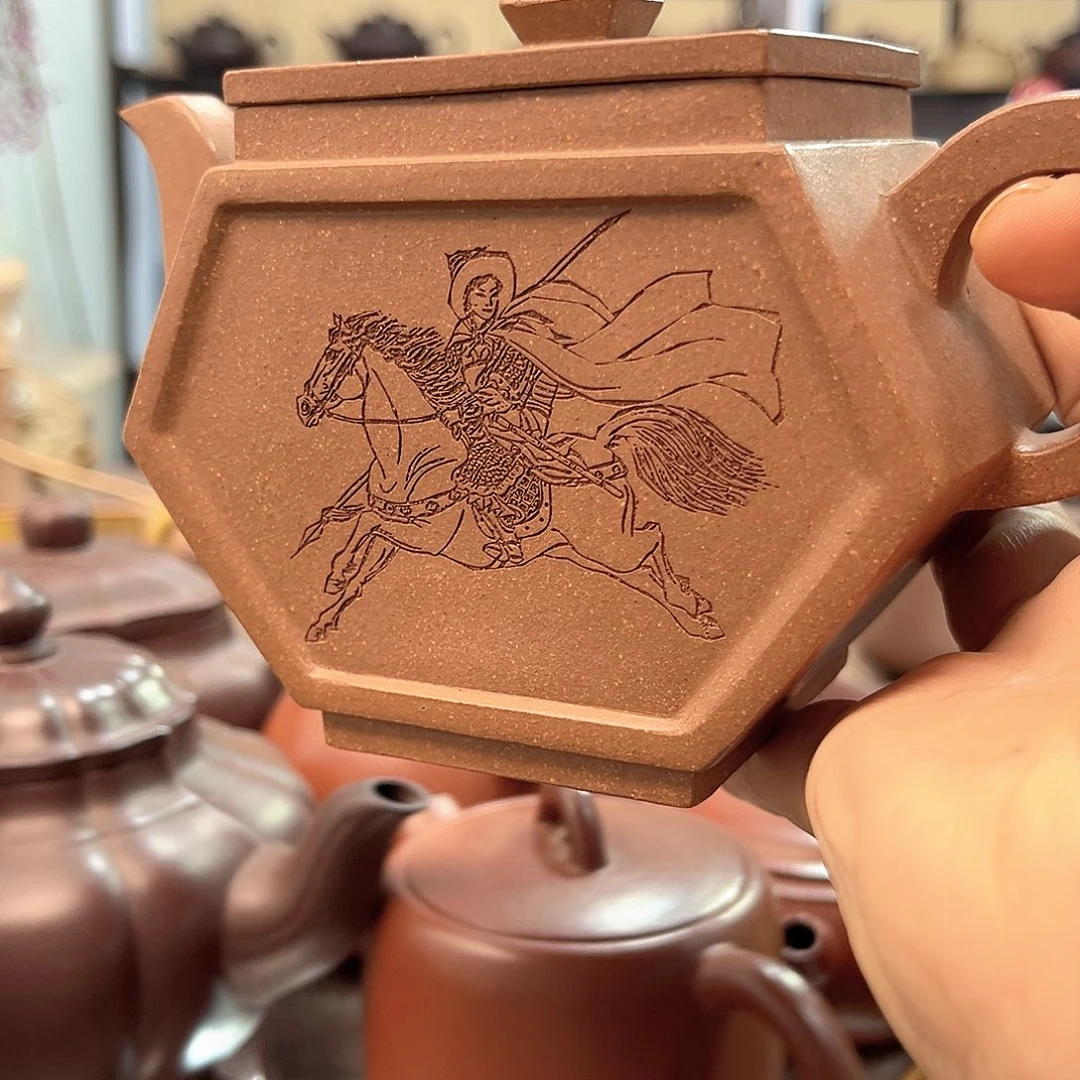 茶壶紫砂全手工制作