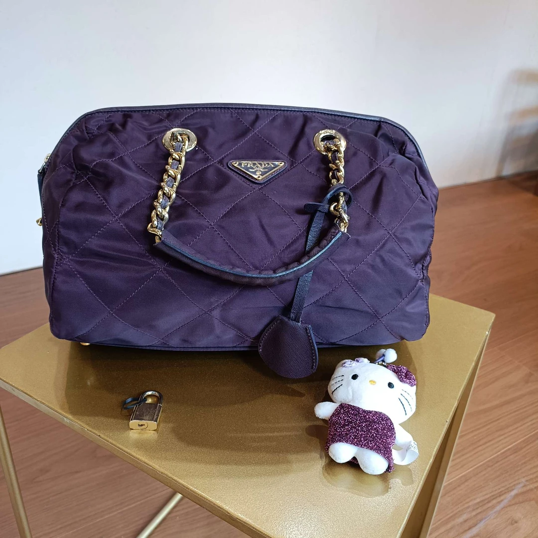 95新 Prada/普拉达 PRADA  保龄球手提包