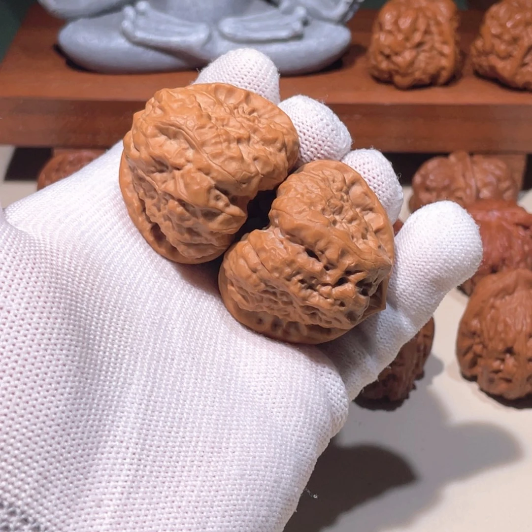 文玩核桃把件蛤蟆头.41.41,78323