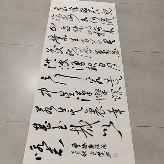 书法孙老师书法作品观沧海