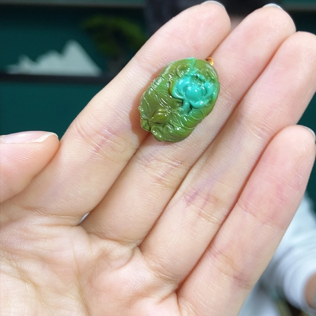 未镶嵌绿松石挂件