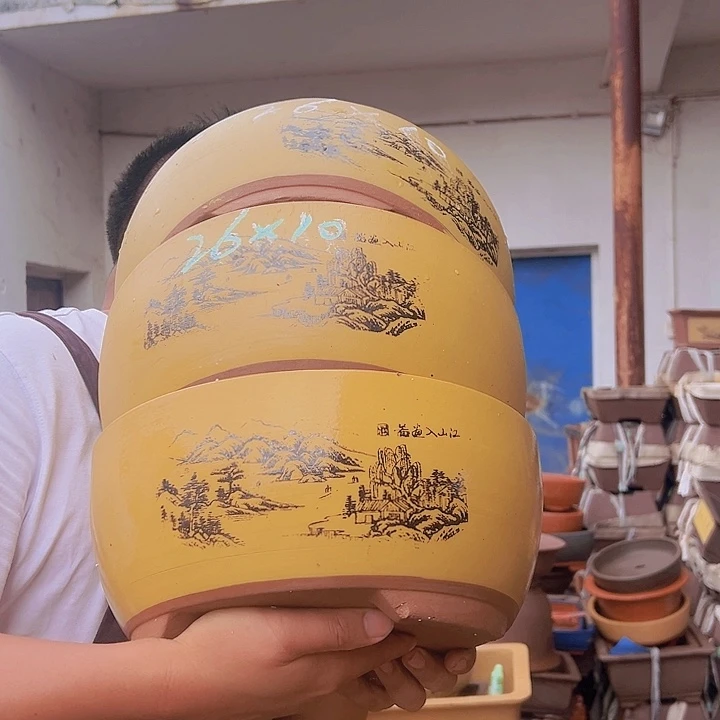 紫砂花盆紫砂花盆