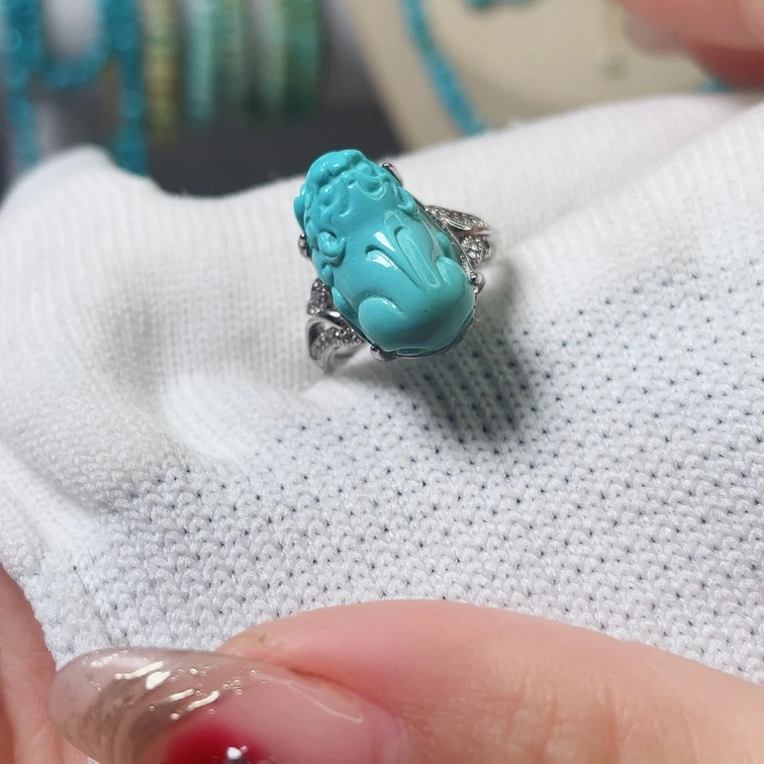 绿松石珠宝奇石未镶嵌