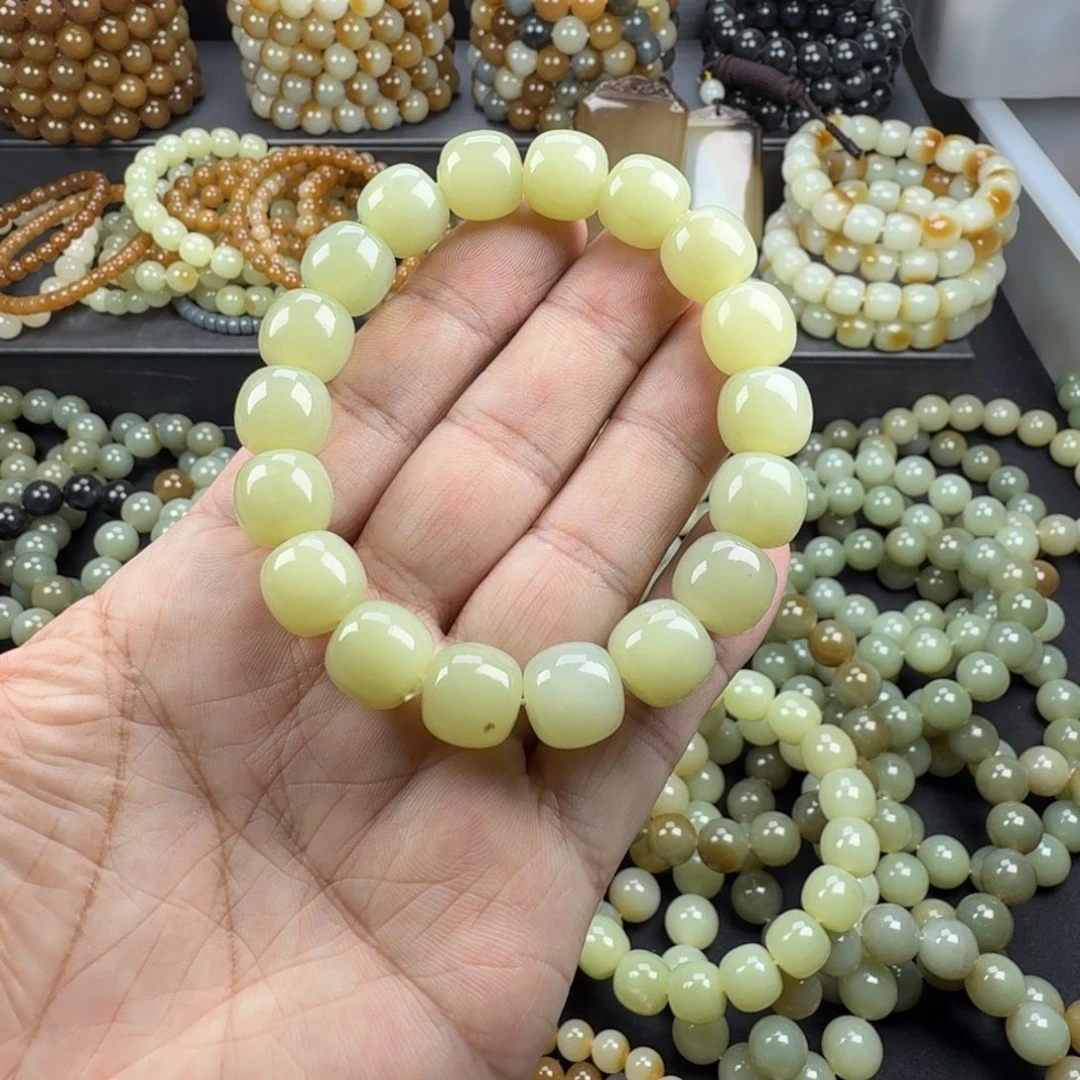 海***空和田玉未镶嵌手链