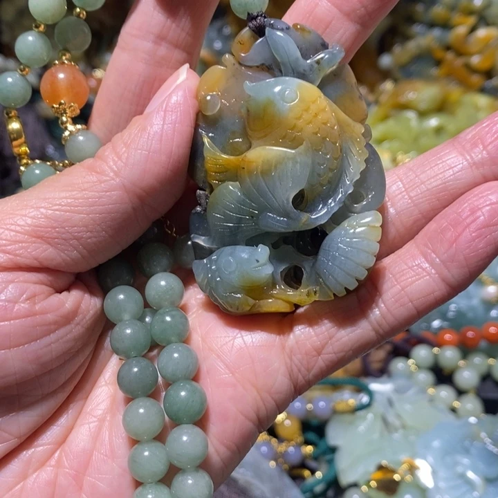 岫玉岫玉吊坠未镶嵌