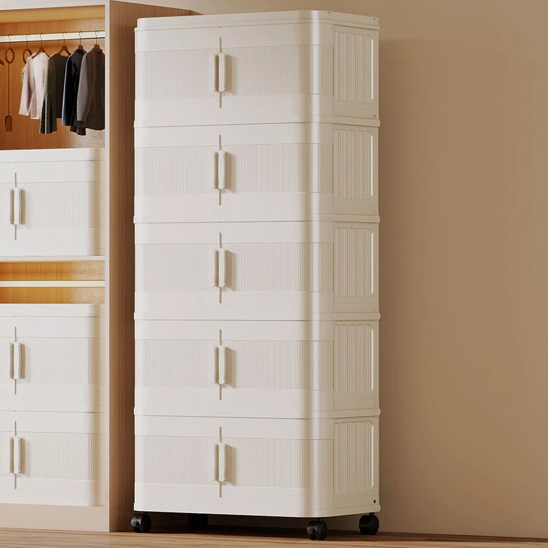 安家日记居家好物面宽50大号收纳柜双开门置物柜儿童收纳移动柜