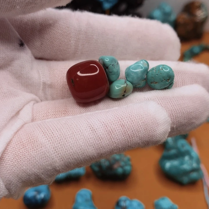 玛瑙/玉髓原矿未镶嵌一*莲