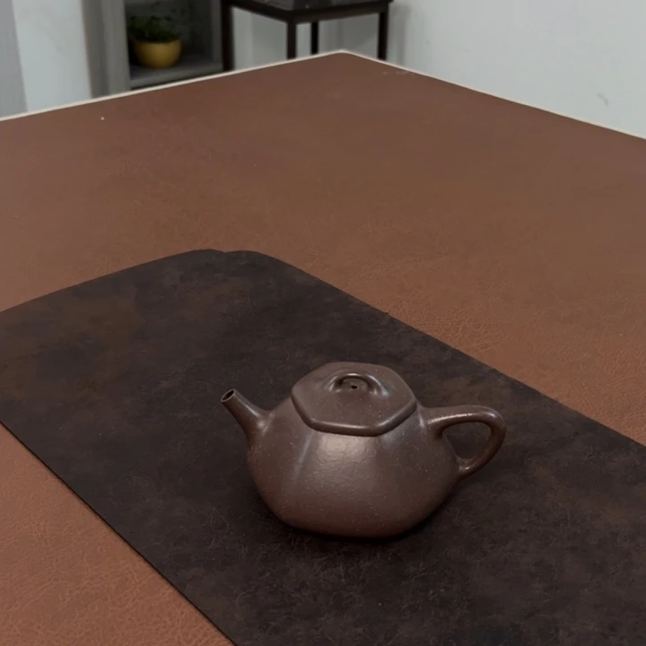 紫砂茶壶乐瓢天青泥壶