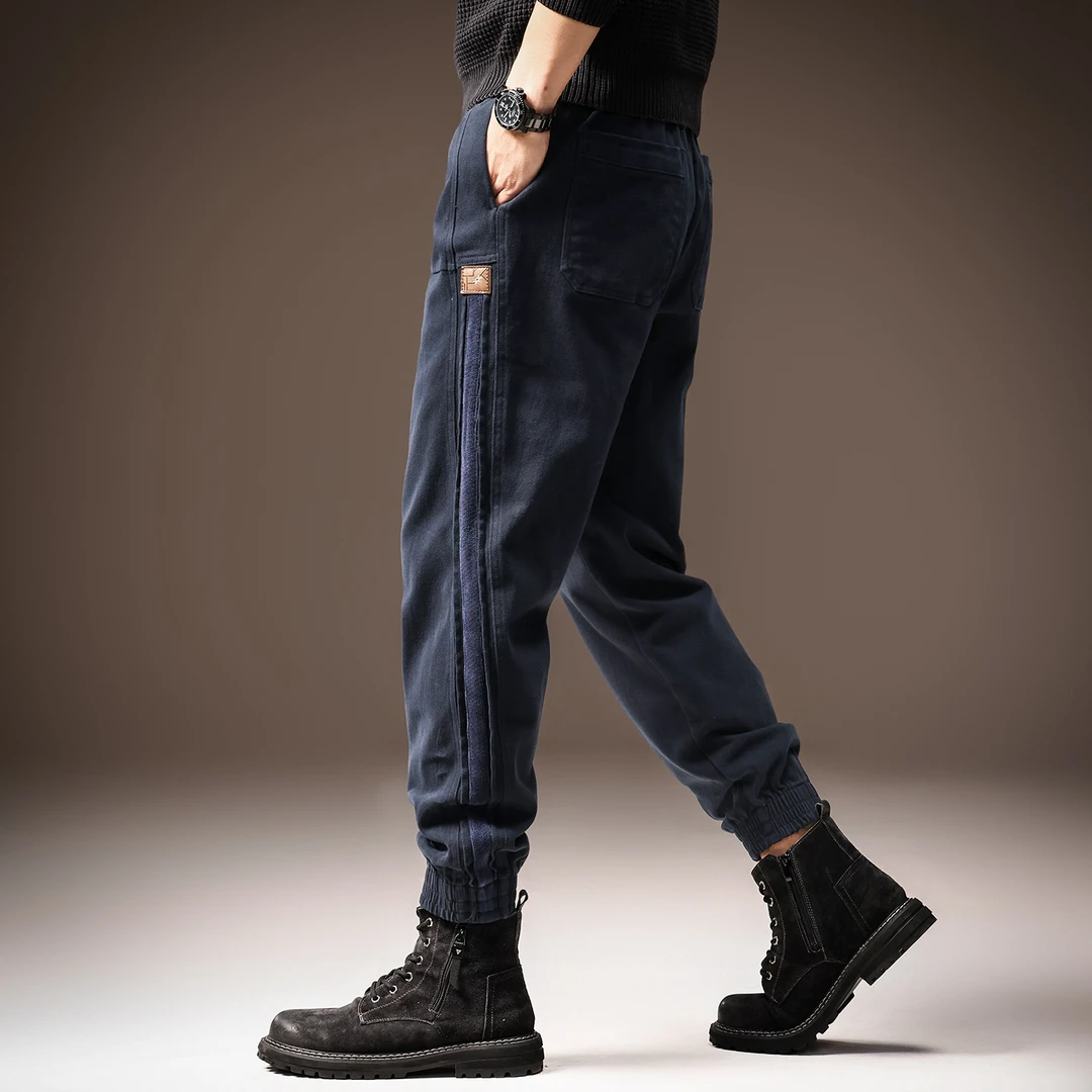 法国Cebrodz高端日系拼接工装裤男2025夏季新款宽松直筒男休闲裤