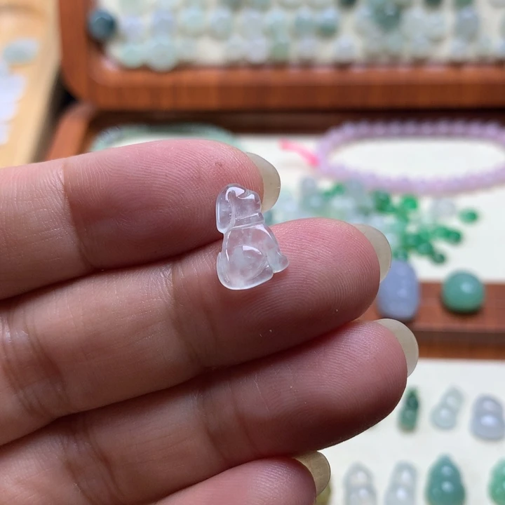 颈饰未镶嵌翡翠天然A货翡翠