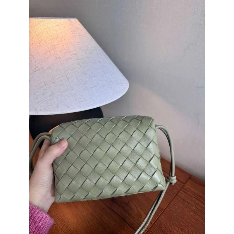 相机包真皮编织高奢时尚经典女包单肩斜挎